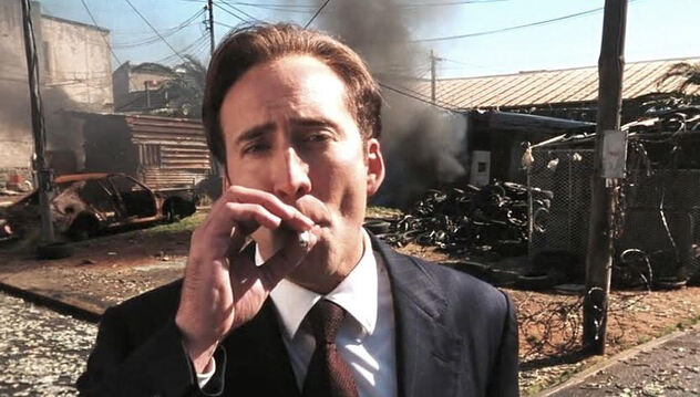 Nicholas Cage u uvodnoj sceni filma Lord of War