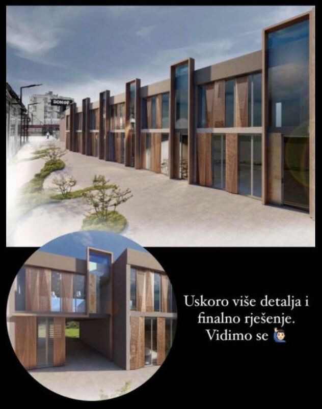 Budući izgled građevina kod trga (Foto: Facebook Nermin Muzur)