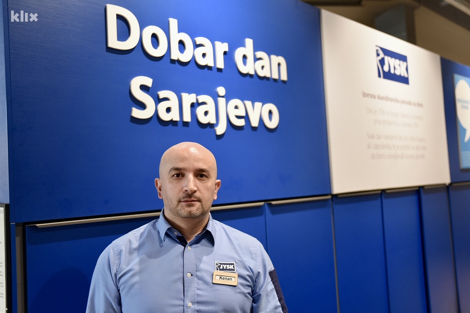 Kenan Bučo, Store manager u JYSK-u Sarajevo (Foto: T. S./Klix.ba)
