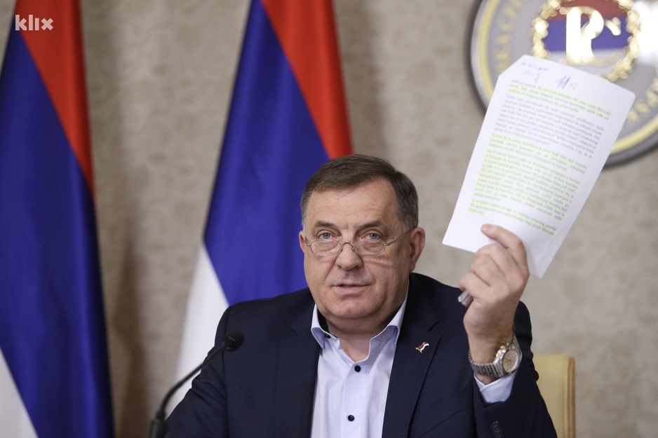 Dodik potvrdio da je istina da je 2007. zaključio ugovor s Pavlović bankom za 750.000 eura koji je upotrijebio za kupovinu nepokrenosti u Beogradu (Foto: I. L./Klix.ba)