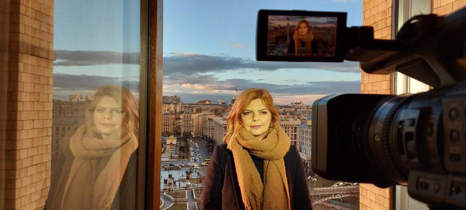 Prije prvog napada, na ulicama Kijeva je život tekao normalno