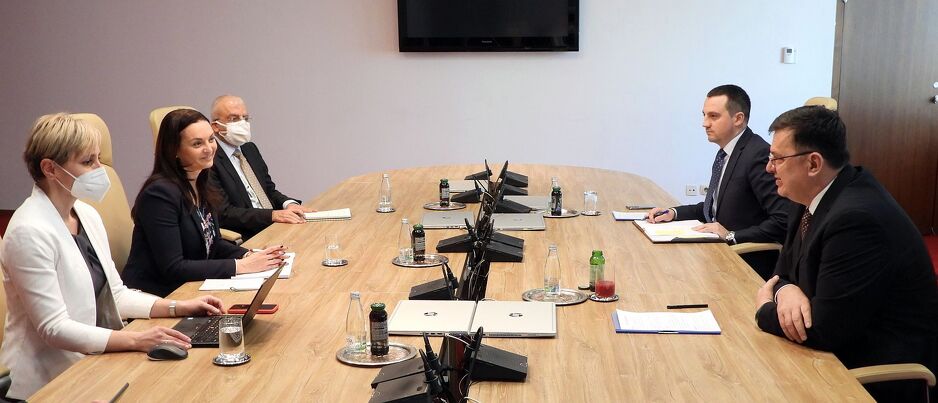 Foto/Služba za informisanje VM: Sastanak sa predstavnicima MMF-a