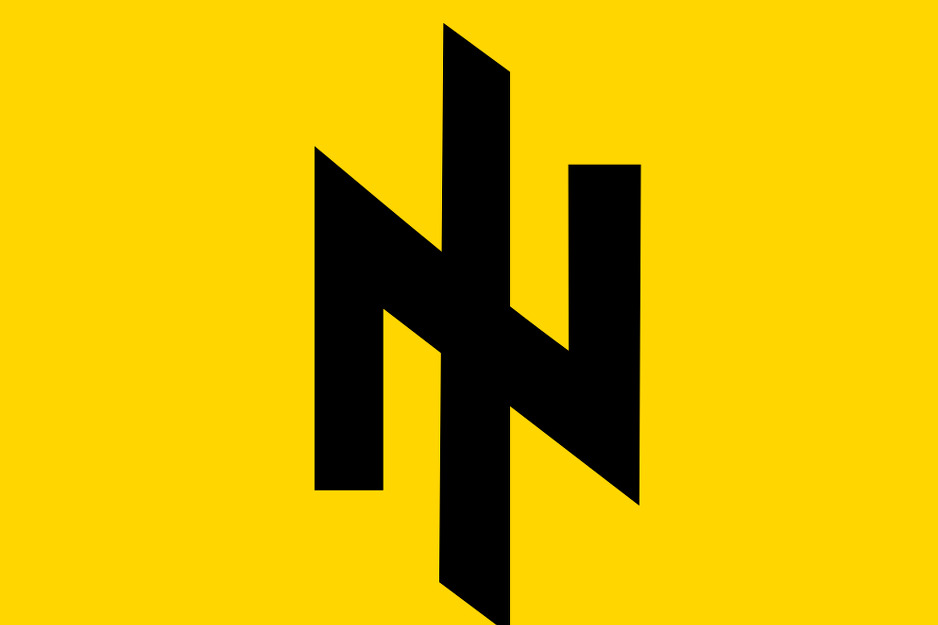 Zastava pokreta Patrioti Ukrajine