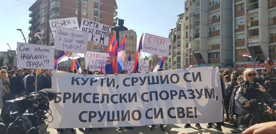 Protesti Srba na Kosovu