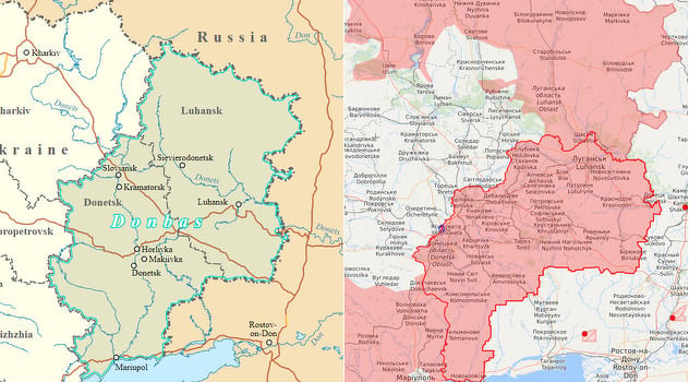 Regija Donbas i šta trenutno ruske trupe drže pod kontrolom
