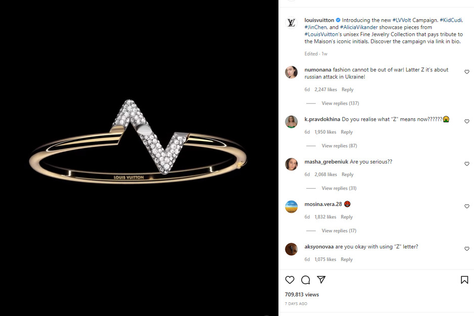 Novom kolekcijom nakita Louis Vuitton digao je veliku prašinu (Foto: Instagram)