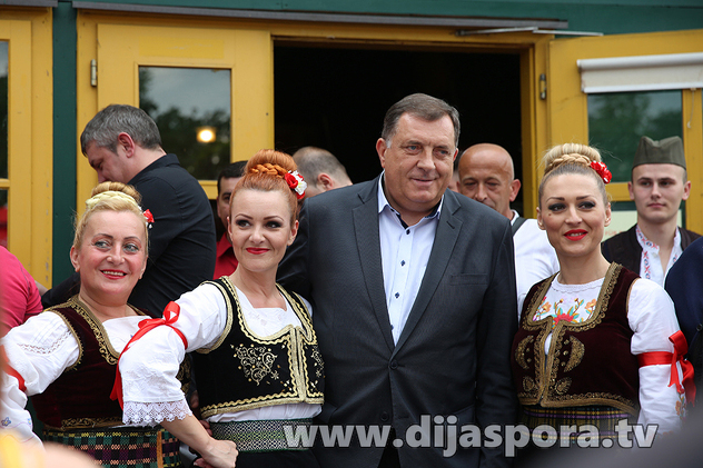 Dodik s dijasporom u Beču 2018. godine (Foto: Dijaspora.tv)
