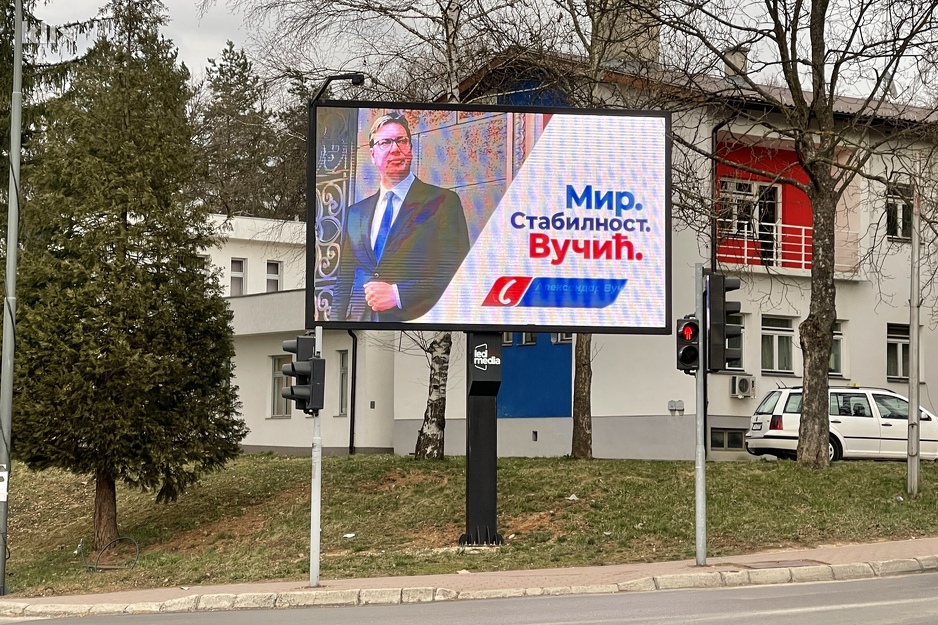 Vučićevi plakati vidljivi i u Bosni i Hercegovini (Foto: I. Š./Klix.ba)