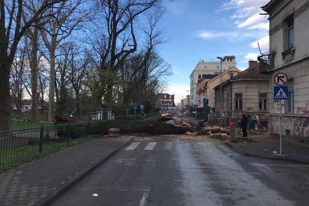 Blokirane ulice Žrtava fašističkog terora i Patrijarha Pavla (Foto: RTRS)