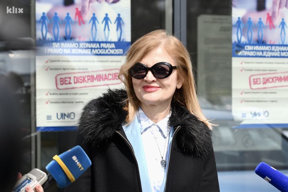 Predsjednica Sindikata uposlenih u UIO Ana Mrnjavac (Foto: D. S./Klix.ba)