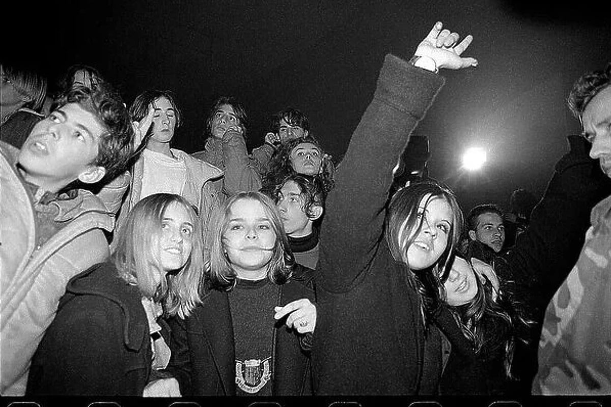 Koncert Brucea Dickinsona u Sarajevu 1994. (Twitter/Milomir Kovačević Strašni)