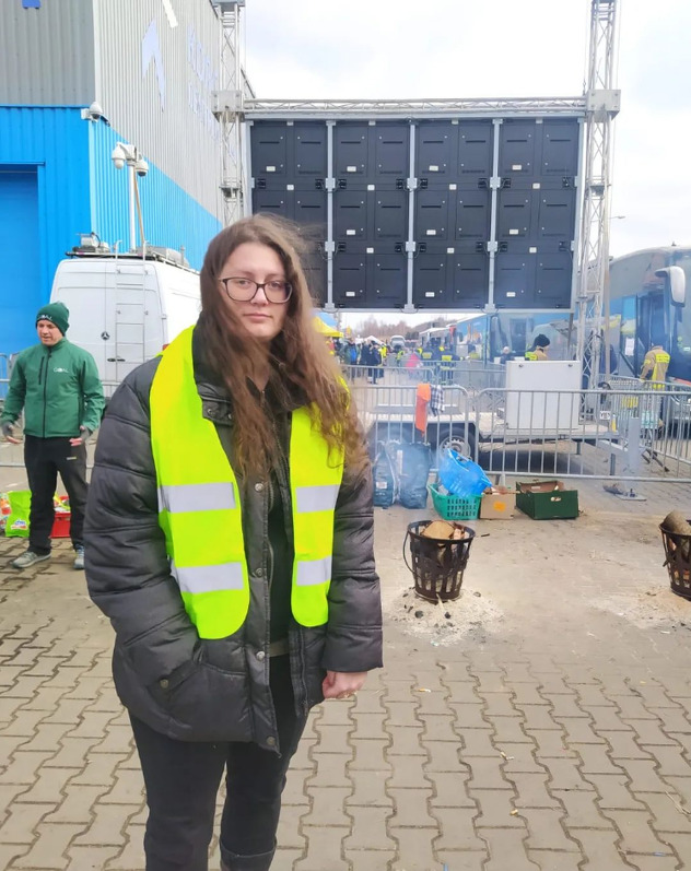 Oliwia danas pomaže ukrajinskim izbjeglicama