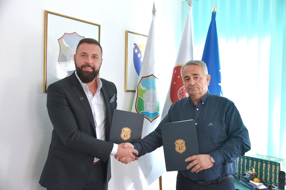 Predsjednik Turističke zajednice Kantona Sarajevo Kenan Magoda i načelnik Općine Trnovo Ibro Berilo
