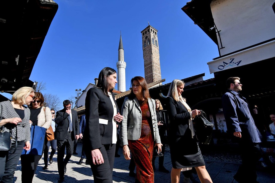 Benjamina Karić i Ann Linde (Foto: Grad Sarajevo)