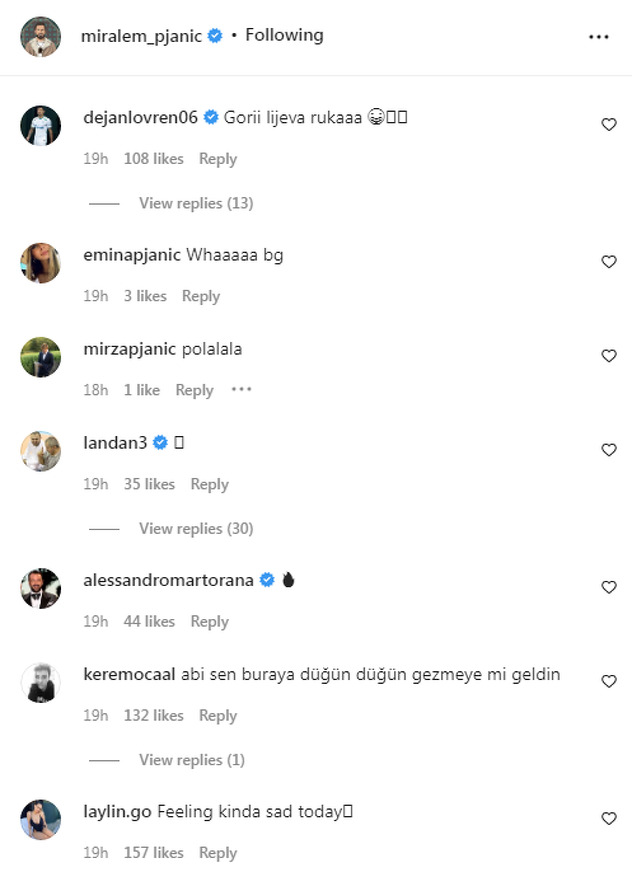 Komentari na fotografiju (Foto: Instagram)