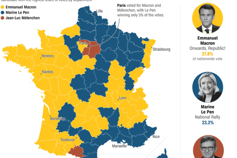 Izvor: CNN Rezultati prvog kruga glasanja
