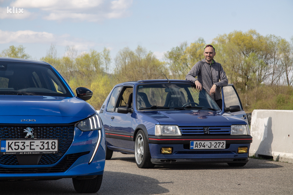 Nikica Atlagić - vlasnik Peugeota 205 GTI (Foto: E. Z./Klix.ba)