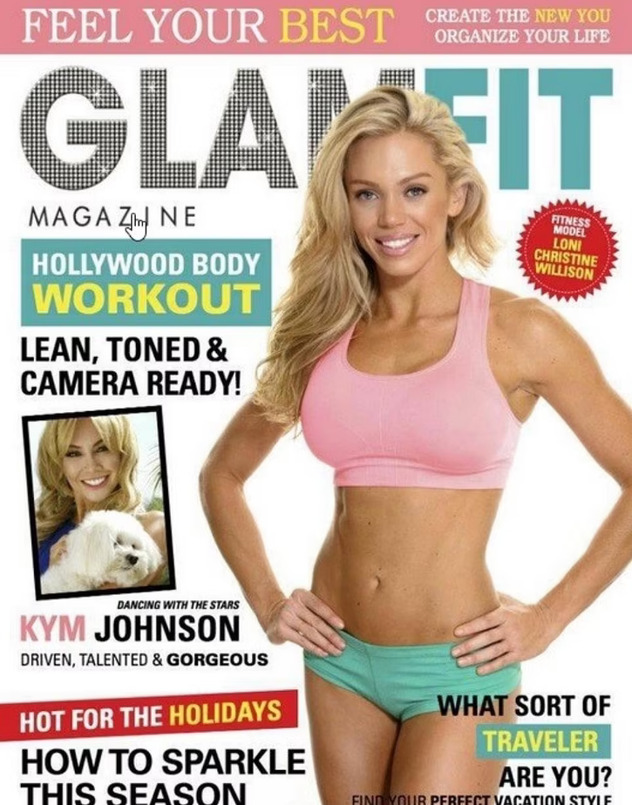 Loni na naslovnici autralijskog časopisa GlamFit (Foto: GlamFit)