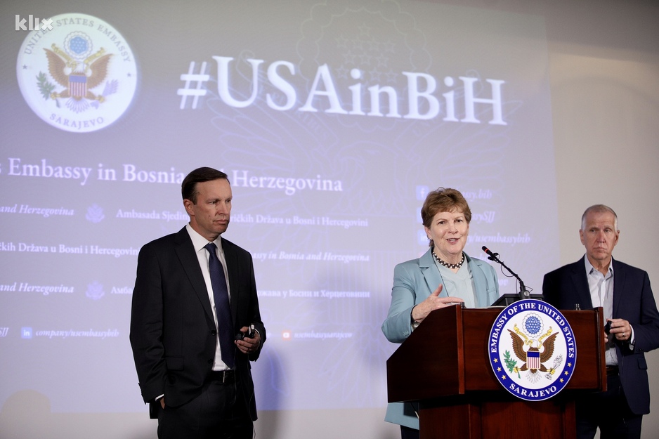 Chris Murphy, Jeanne Shaheen i Thom Tillis (Foto: I. L./Klix.ba)