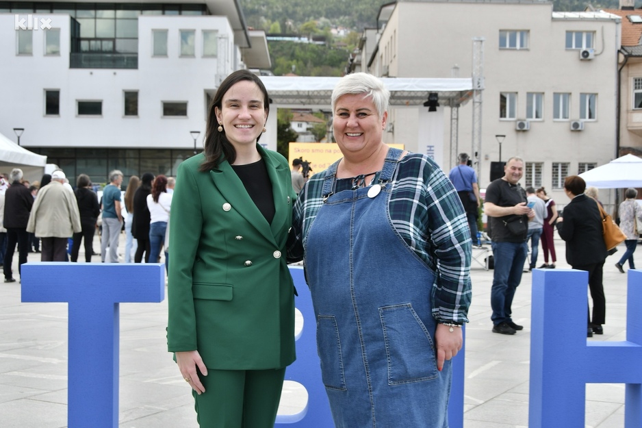 Benjamina Karić i Mersiha Beširović (Foto: I. Š./Klix.ba)
