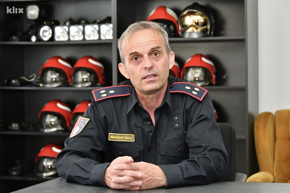 Nijaz Imamović, predsjednik Vatrogasnog društva Ilidža (Foto: I. Š./Klix.ba)