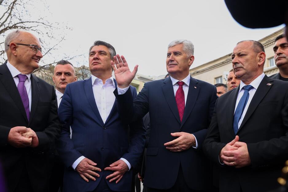 Zoran Milanović i Dragan Čović (Foto: Pixsell/Denis Kapetanovic)