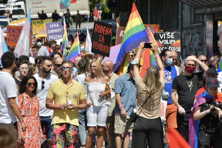 Povorka ponosa 2021. (Foto: I. Š./Klix.ba)