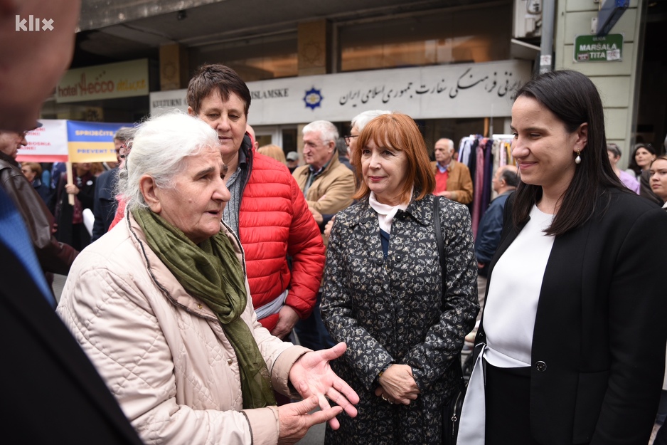 Munira Subašić, predsjednica Udruženja Pokret Majki enklava Srebrenica i Žepa (Foto: T. S./Klix.ba)