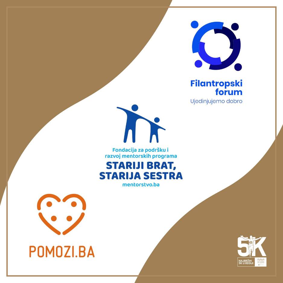 Utrku organiziraju Filantropski forum, Udruženje Marathon i Udruženje Pomozi.ba