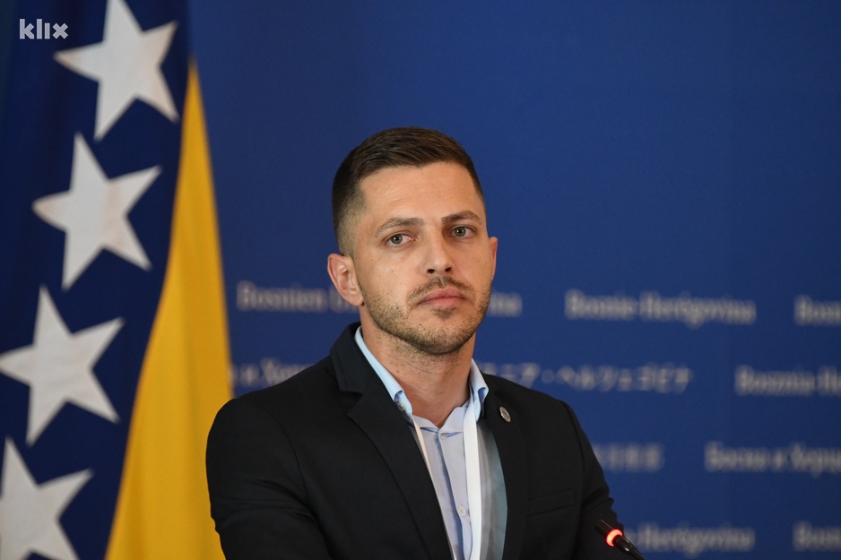 Mate Lončar, predsjednik Mladeži HDZ BiH (Foto: D. S./Klix.ba)