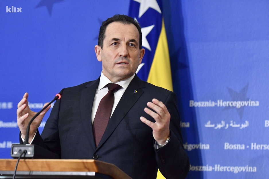 Selmo Cikotić, ministar sigurnosti BiH (Foto: Klix.ba)