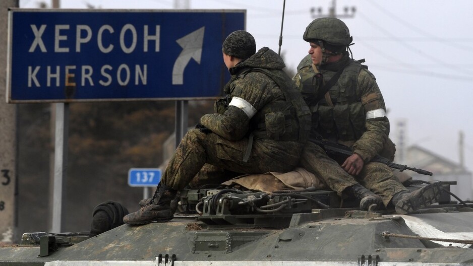 Ruska vojska u Hersonu (Foto: Twitter)