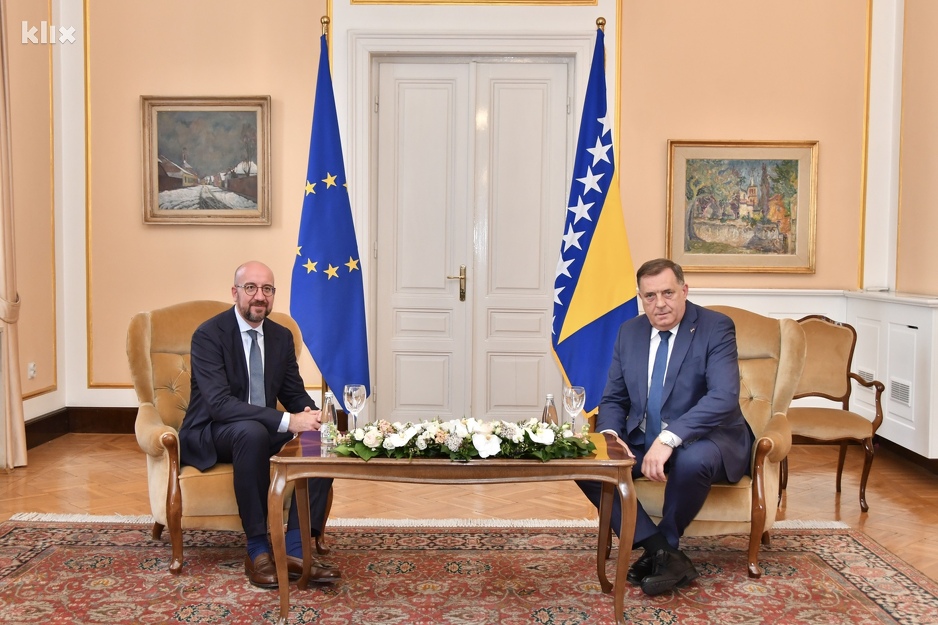 Charles Michel i Milorad Dodik (Foto: I. Š./Klix.ba)