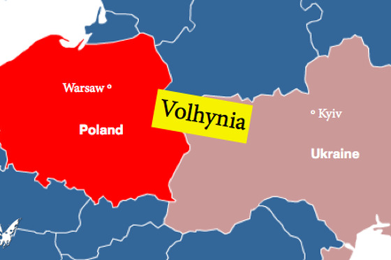 Volhinija - regija u kojoj je počinjen masakr nad Poljacima (Foto: Twitter)