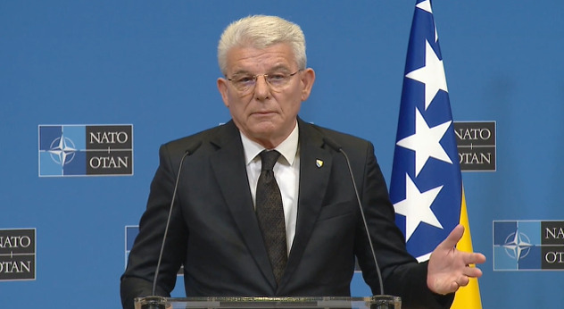 Šefik Džaferović (Screenshot: NATO)