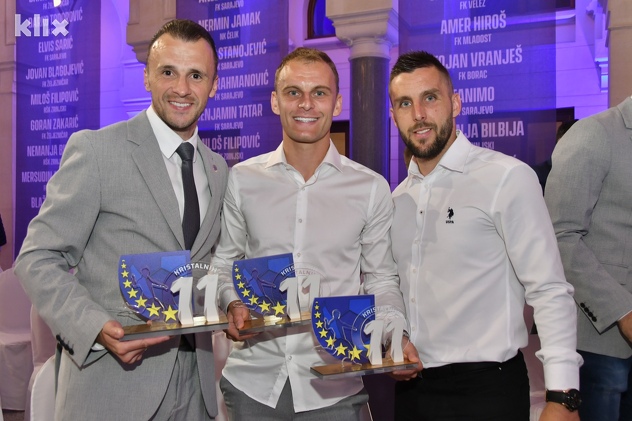 Irfan Peljto, Nemanja Bilbija i Selmir Bajraktarević (Foto: I. Š./Klix.ba)