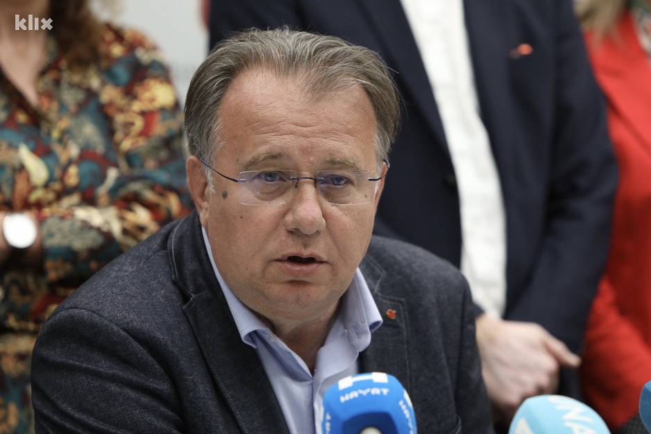 Predsjednik SDP-a BiH Nermin Nikšić (Foto: I. L./Klix.ba)