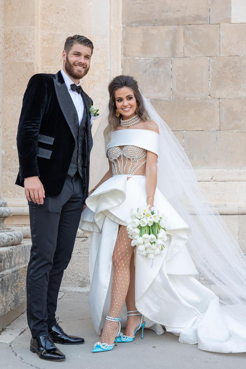 Adriana Ćaleta-Car i njen suprug (Foto: PIXSELL)