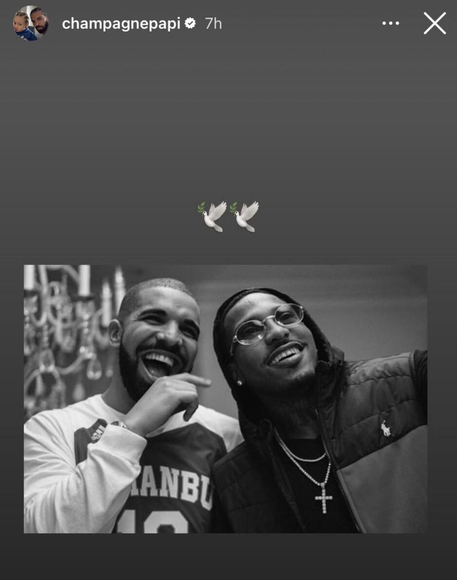 Drake je na svom Instagramu objavio zajedničku fotografiju sa Troubleom (Foto: Instagram)