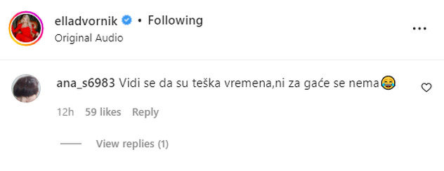 Neki su bili mišljenja da je Ella pretjerala (Foto: Instagram)