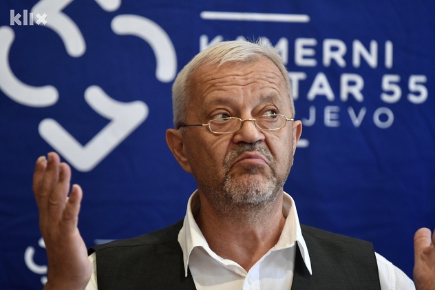 Press konferenicija povodom aktuelnih dešavanja u Kamernom teatru 55 (Foto: D. S./Klix.ba)