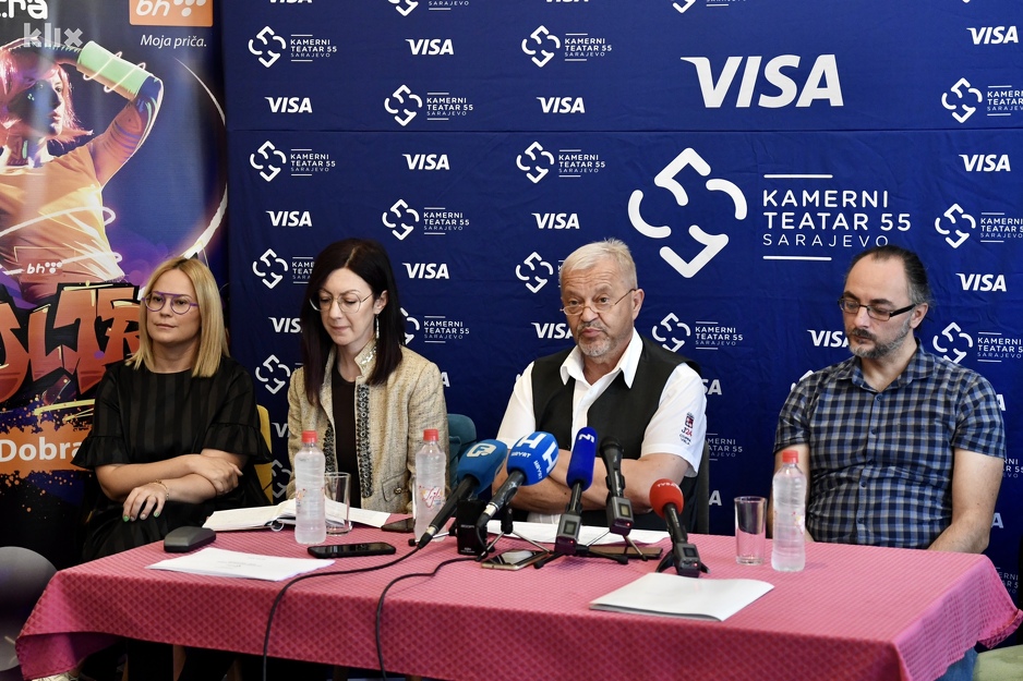 Press konferenicija povodom aktuelnih dešavanja u Kamernom teatru 55 (Foto: D. S./Klix.ba)