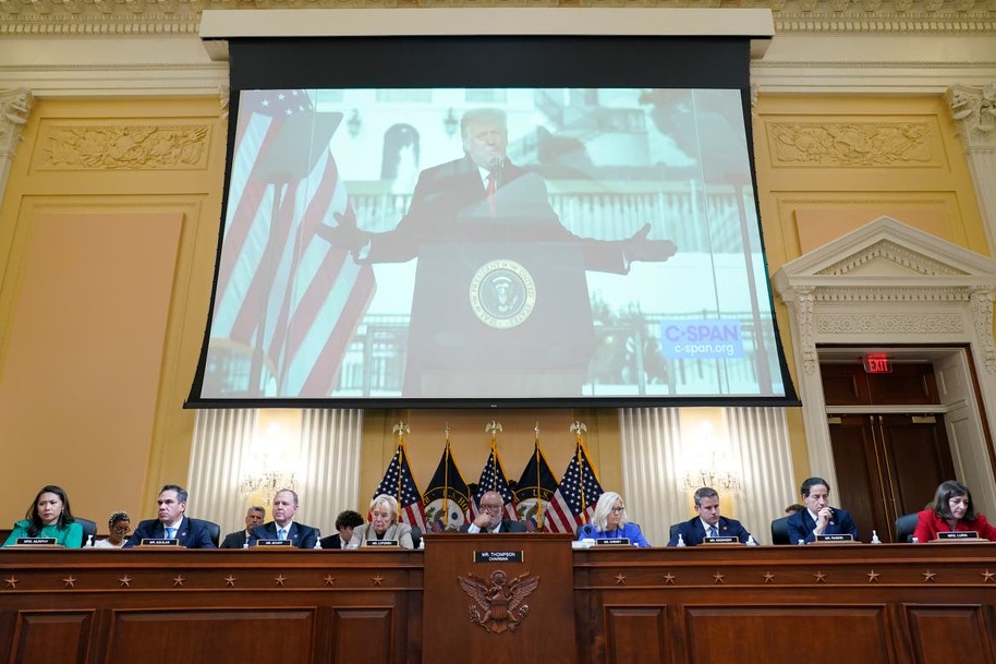 Izvor: Twitter/ Saslušanje u predmetu napada na Capitol Hill