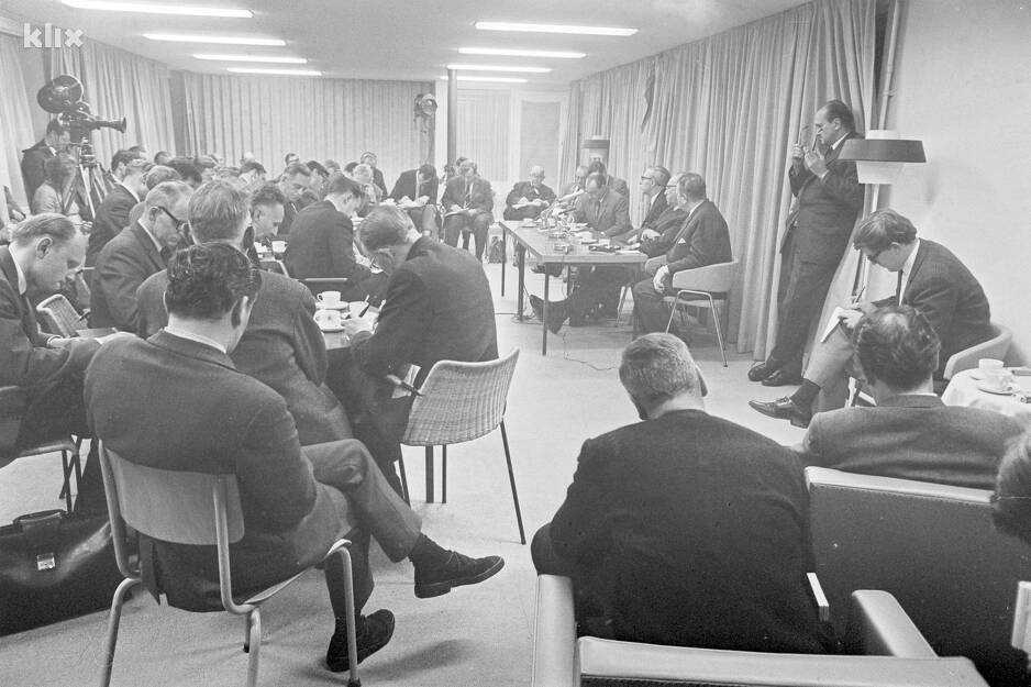Nieuwspoort 1966 (Foto: Jacques Klok, ANP)