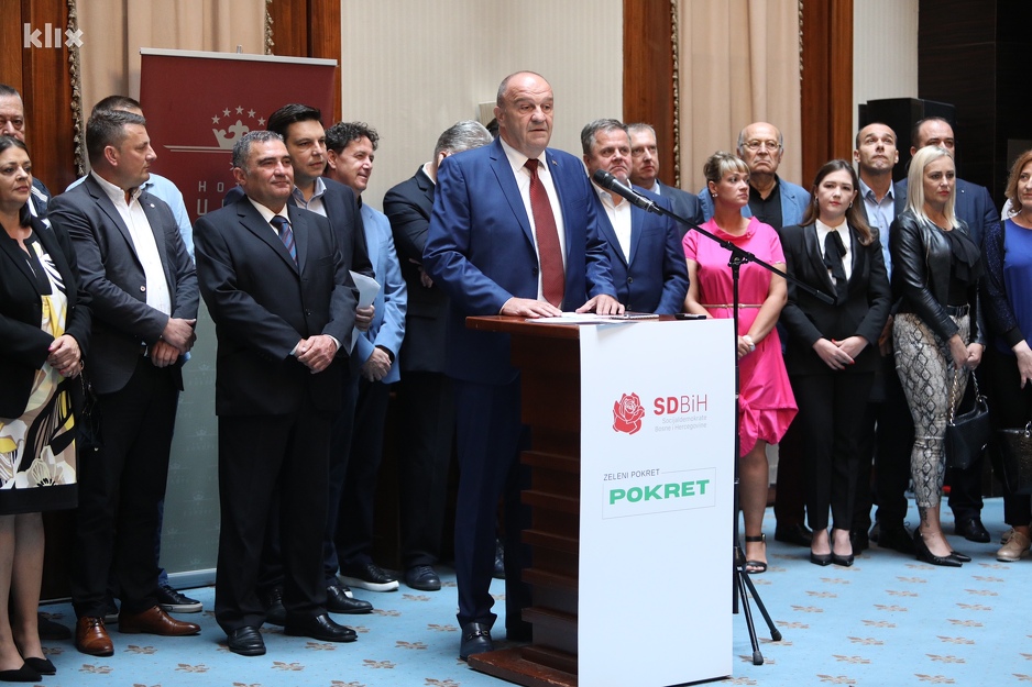 Predsjednik Socijaldemokrata BiH Enver Bijedić (Foto: I. L./Klix.ba)