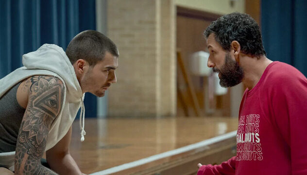 Juancho Hernangomez I Adam Sandler u filmu