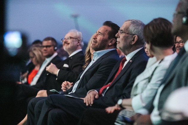 Arnold Schwarzenegger i Alexander van der Bellen (Foto: Austrian World Summit)