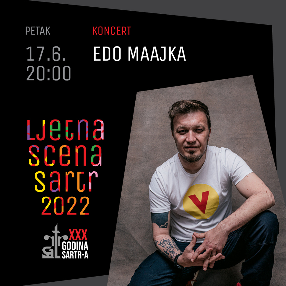 Edo Maajka u petak će otvoriti Ljetnu scenu SARTR-a (Foto: Press)