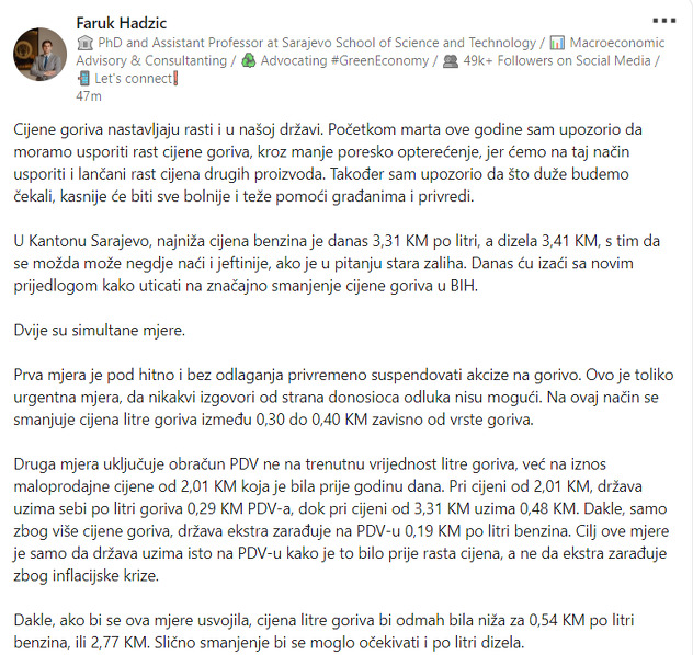 Izvor: LinkedIn