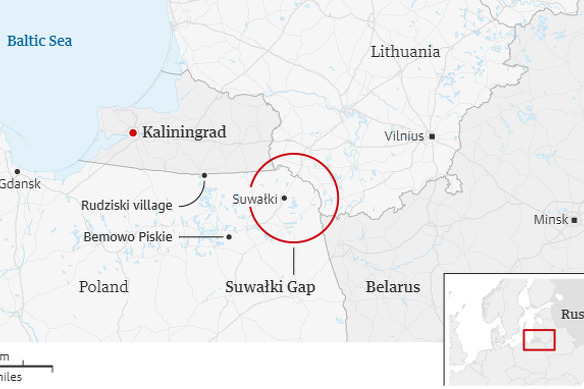 Područje Suwalki koridora